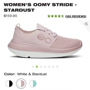 OOFOS oomy stride women Stardust 8.5 EUC $150